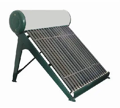 solar eco energy green color water heater