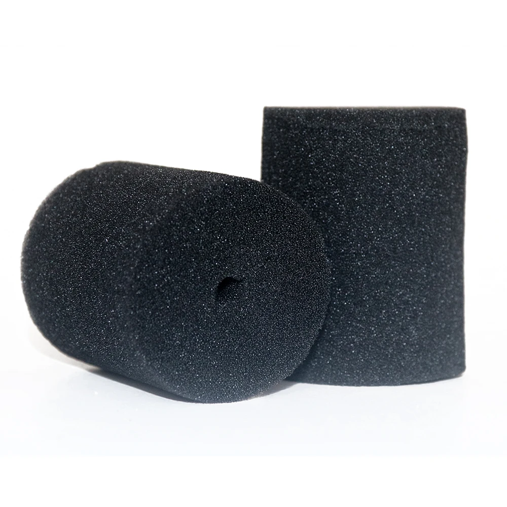 Polyurethane Foam Sponge 10 ppi Black Open Cell Reticulated Filter Foam Top Filter Tank Sponge