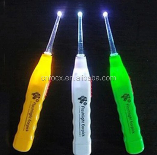 High quality led flashlight earpick , Ear Wax Cleaner Lighting Earpick , Curette ear scoop