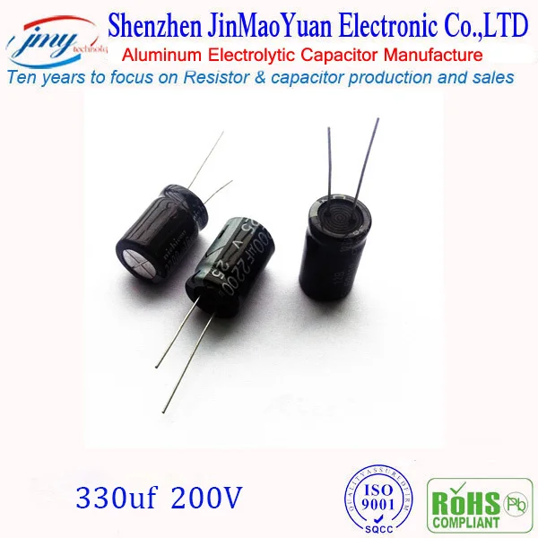 Лучшая цена для 330 МКФ/200 В Алюминиевый Eletronic Конденсаторы в гитарный усилитель