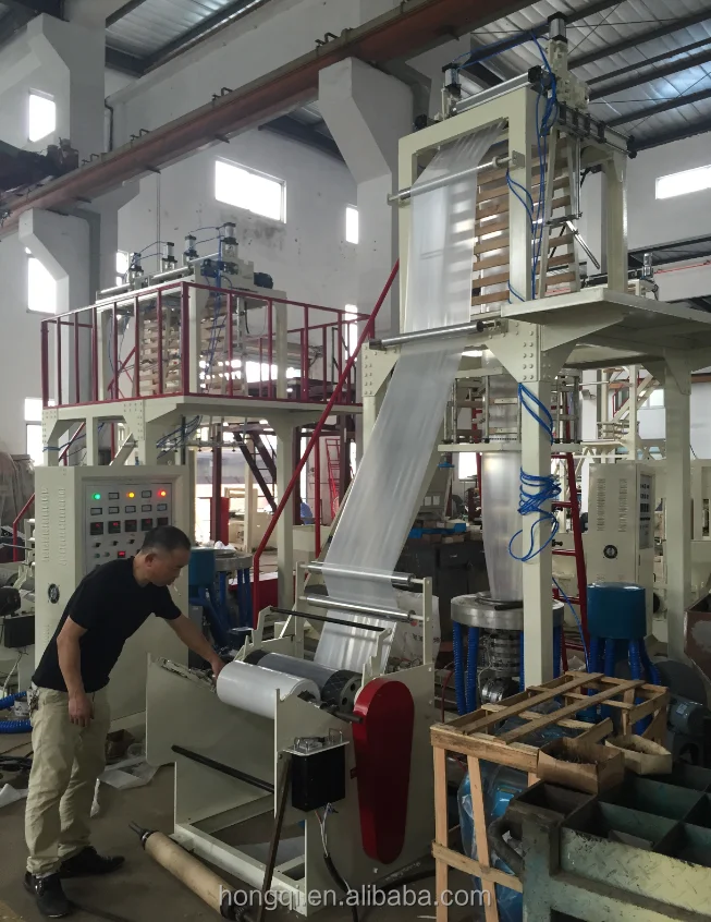 Машина для выдувания полиэтиленовой пленки HDPE LDPE инженеры выдувного формования PE доступны обслуживания машин за