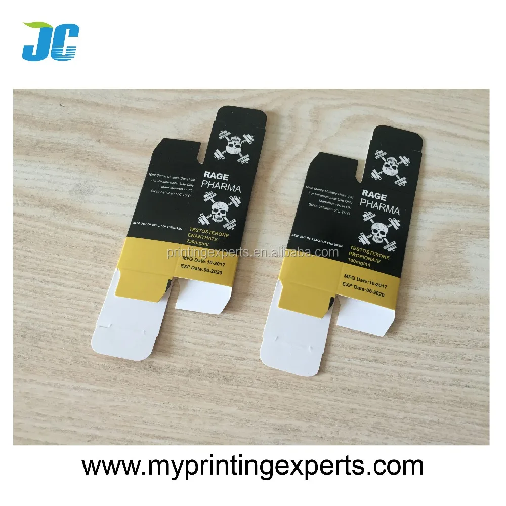 Pharmaceutical Adhesive 10ml Vial Labels Stickers Glossy Customized Printing