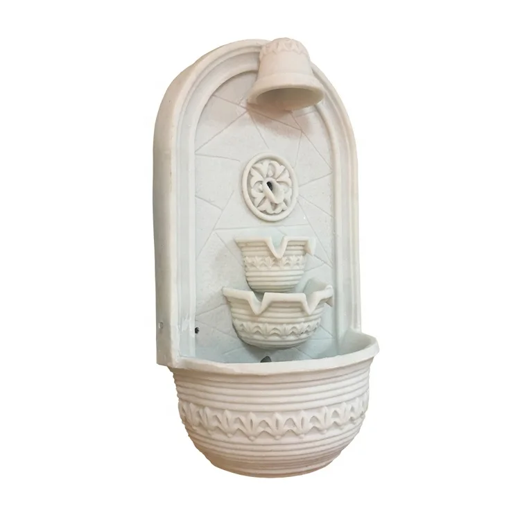 Indoor and outdoor decoration handmade status home sandstone wall water fountain