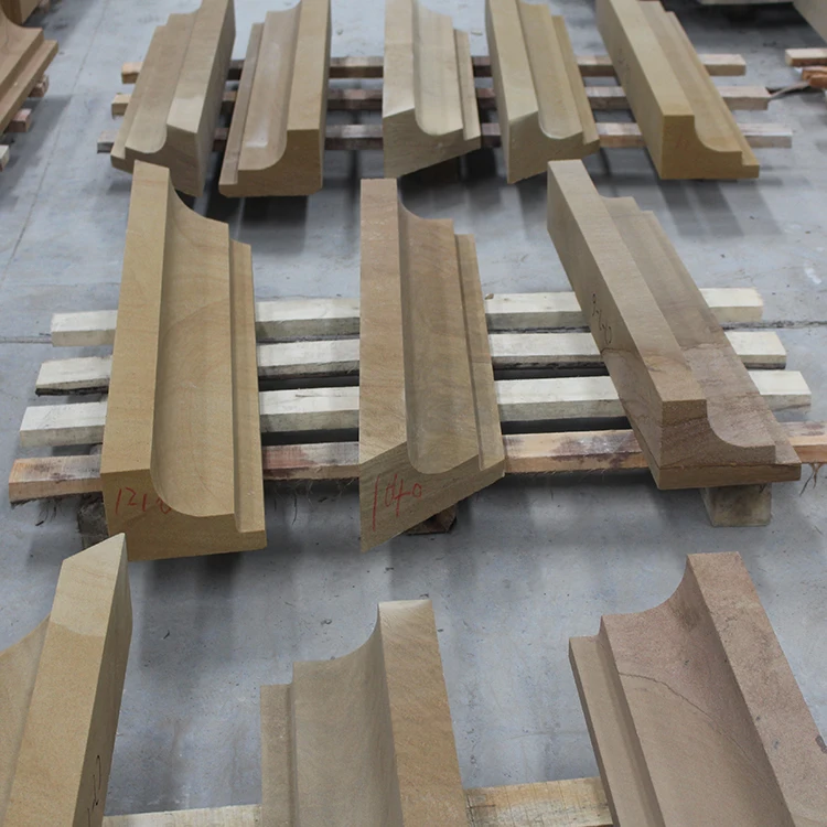 Factory Natural Sandstone Stone Window and Door Sill Custom Line Cut to Size