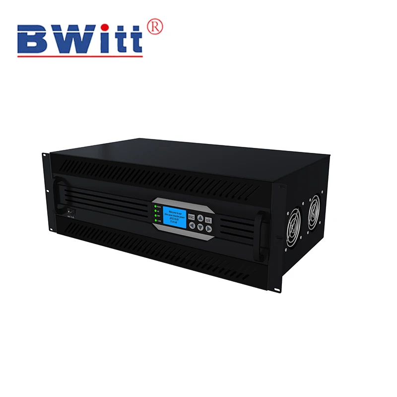 19 дюймов 4U rackmount 220vdc 10 кВт инвертор сделано в Китае 10 ква инвертор для трансмиссионной подстанции