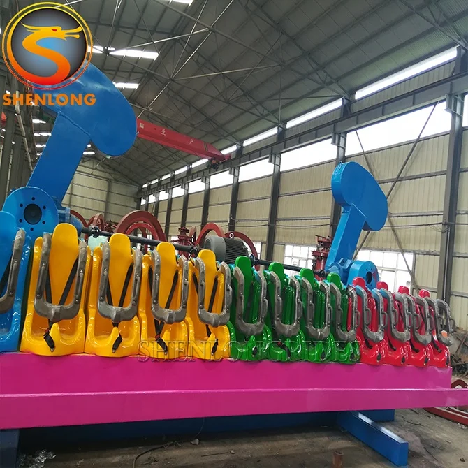 Fun Fair Ground Attractions Crazy Wave Amusement Rides Miami Tropical Trip