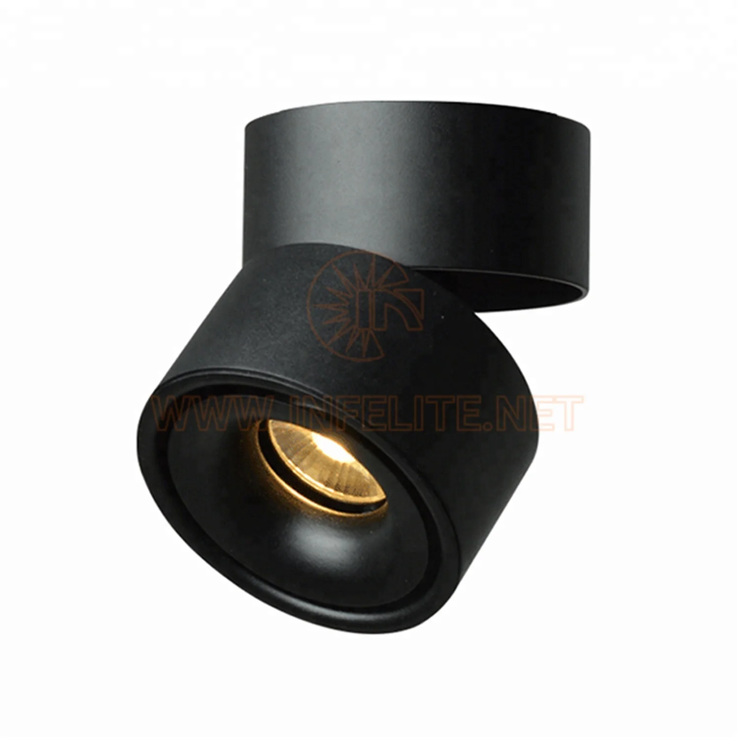 IN-TL122 Folding 360 Adjustable Store Spotlight COB 5W 7W 10W 12W 15W 20W 30W LED Track Light Surface Mounted Ceiling Downlight