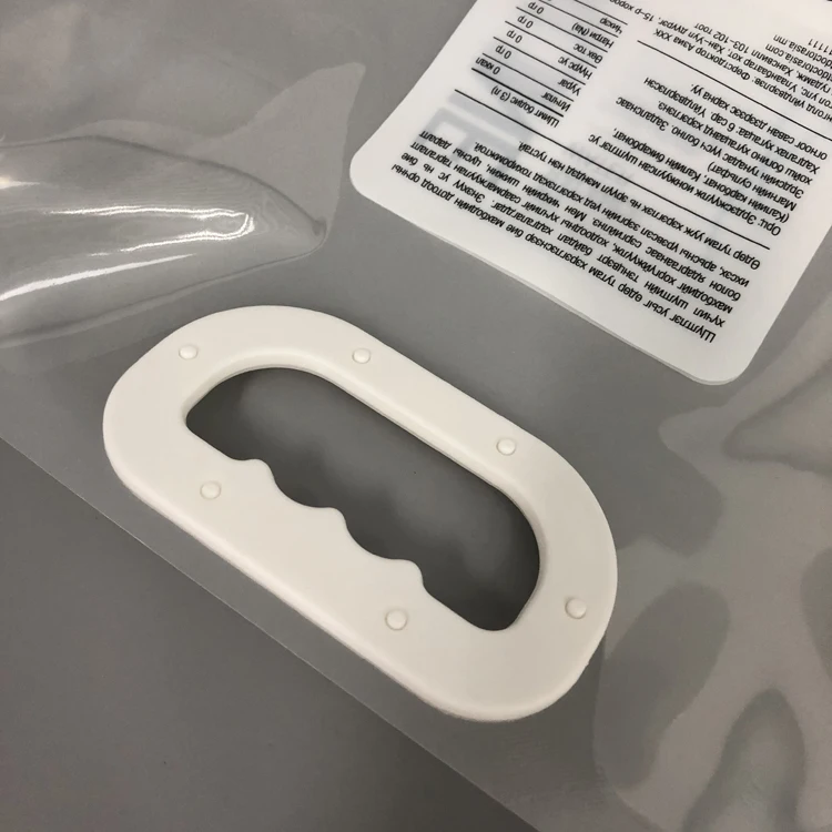 Cheap custom design plastic BPA free drinking clear folding 3 liter water bottle with handle