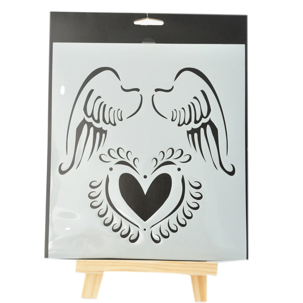 Plastic stencil sheet for diy decoration