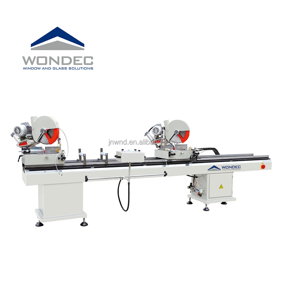 Китай лидер продаж машина для резки окон из НПВХ с двойной головкой