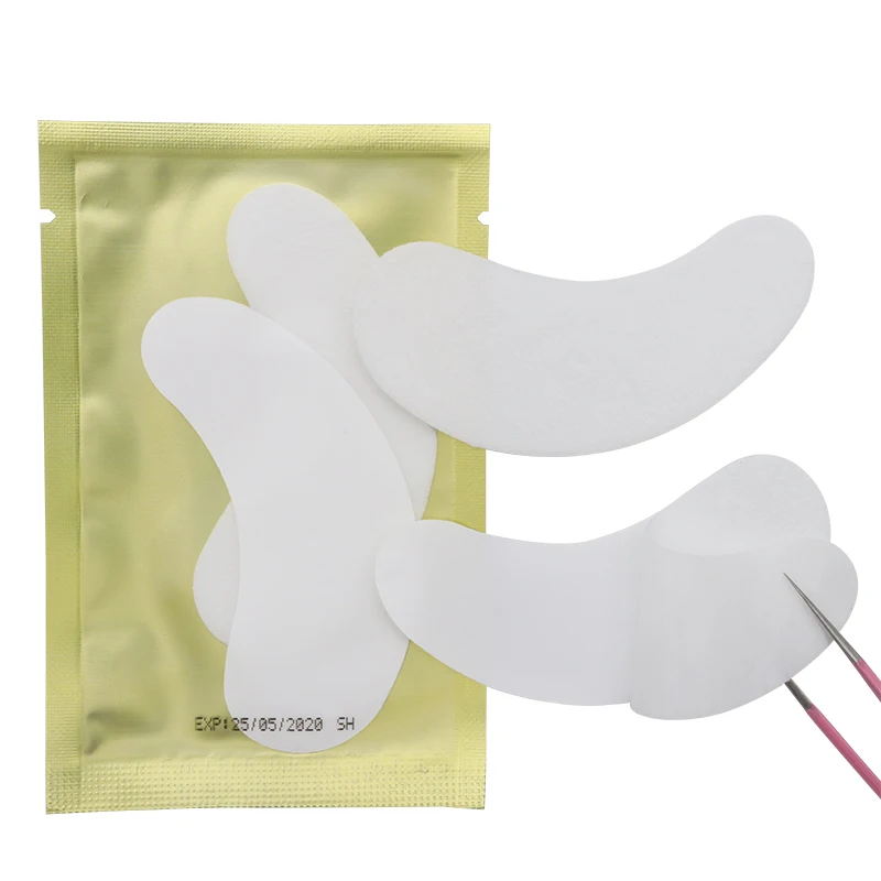 eyelash extension tools Golden under eye pads Gel eye patches