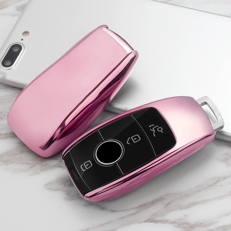 Car Key wallet case Eco-Friendly non-toxic TPU material Car Key Case for new BenzE class E200L E300L E3201
