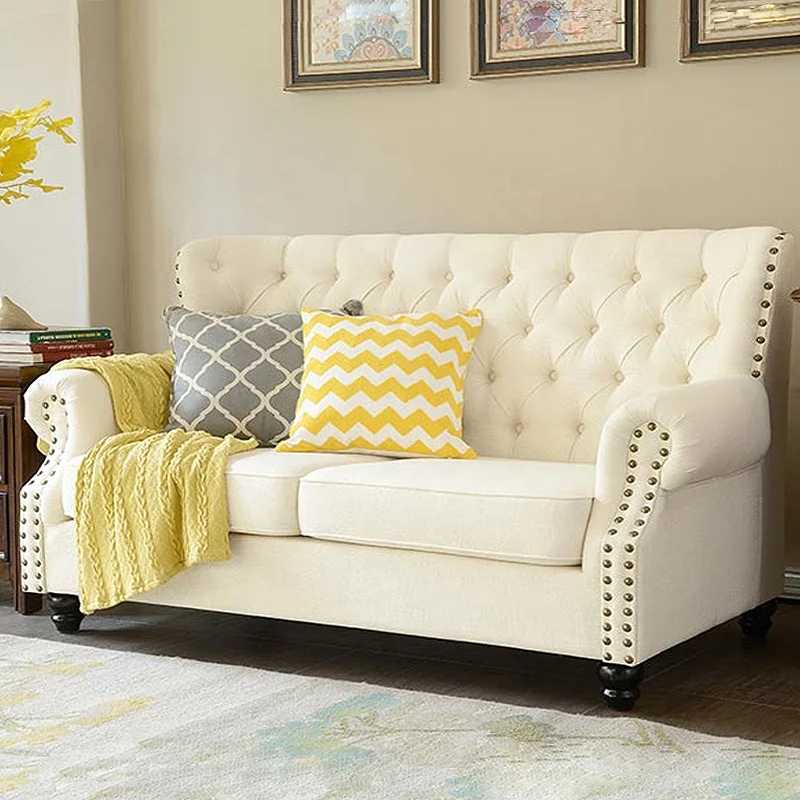 High quality   hotel  sofa button tufted sofa