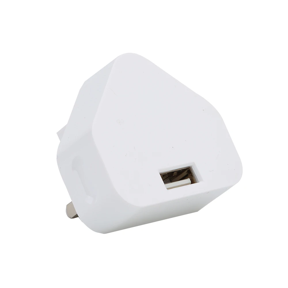 Single USB charger phone use UK PIN PSB approved Singapore 5V 1A  power adaptor