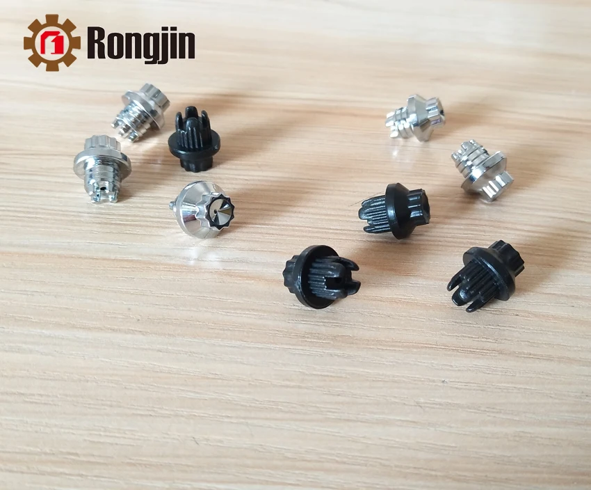 ABS Plastic Wheel Rivets Bottom 7.7mm Top 11.8mm For Car Refitting