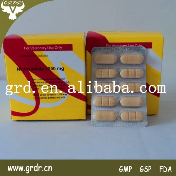 
Niclosamide Tablet 1250mg Parasite Drug For Fowl And Livestock Veterinary Medicine 