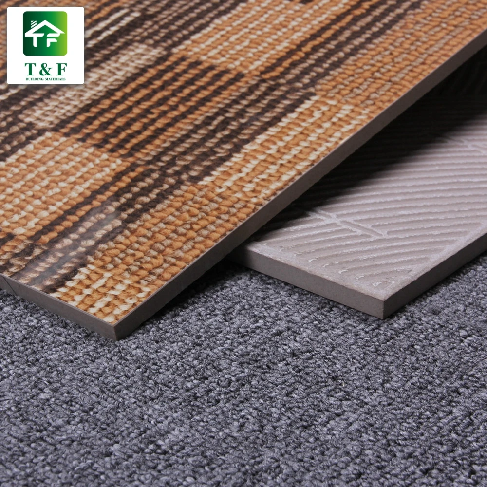 40x40cm 60x60 Corridor Carpet Look Like Digital Painting Tile High Gloss Ceramic Parquet Surface Floor Ceramic Tiles