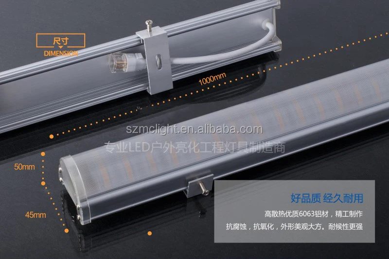 Полный цвет 16 слоев освещение зданий светодиодный цвет трубки для украшения здания