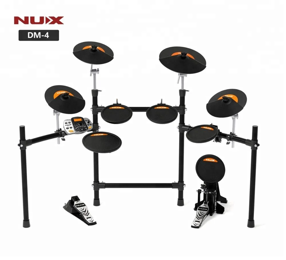 
professional digital electronic drum set NUX DM4 digital drum kit 