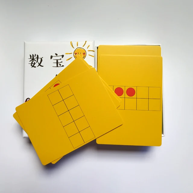 Custom Children playing game cards printing learning cards for kids educational