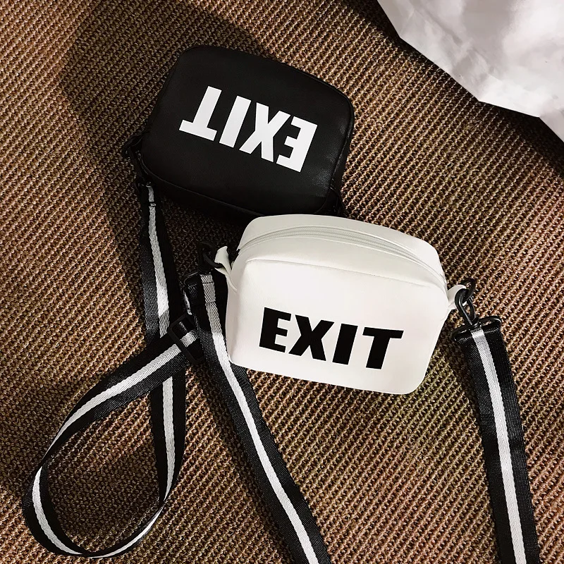 
Custom Letter Sports Casual Small PU Leather Handbag Women Ladies Messenger Bag Shoulder Bag With Wide Shoulder Strap 