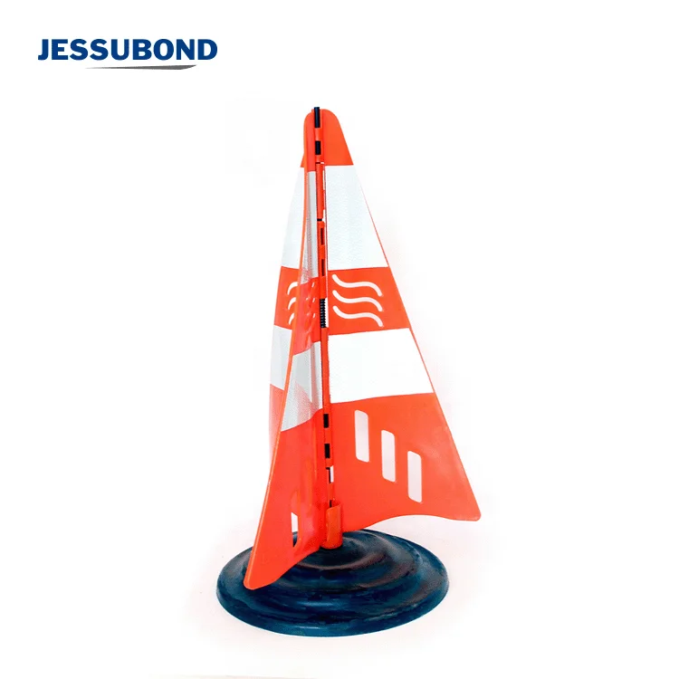 JESSUBOND 710 мм 28 дюймов высокий поворотный плоский светофор Пирамида резиновый базовый конус