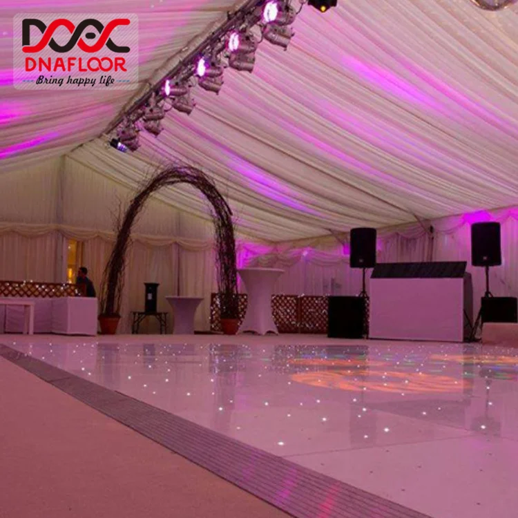 Wireless wholesale portable wedding party acrylic star digital lighted starlit light up led dance floor for sale,led dance floor