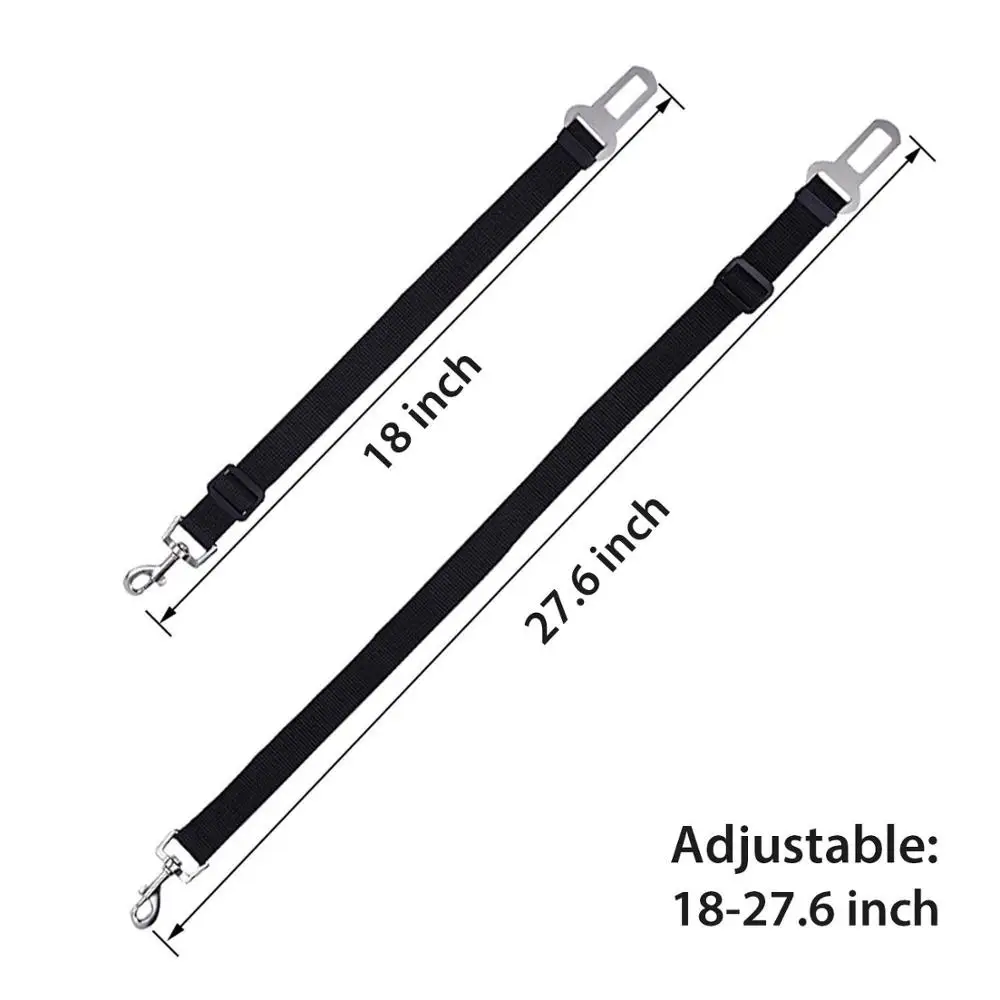 
Adjustable Heavy Duty Durable Pet Car Seat Belt 