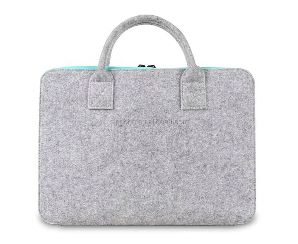 laptop Briefcase bag,multi-function felt bagS, Office felt laptop bag