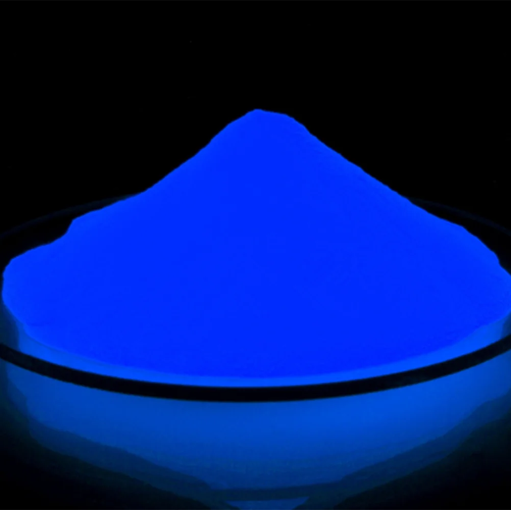 Colorful inorganic fluorescent pigment powder for paint