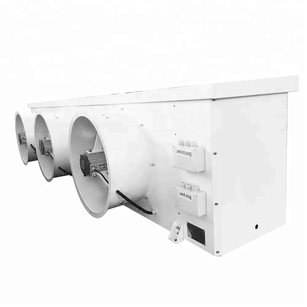 custom made 3 fan copper evaporator coils air cooler cold room blower