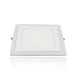 Hot sale decorative lighting square led panel light recessed color indoor led light ceiling