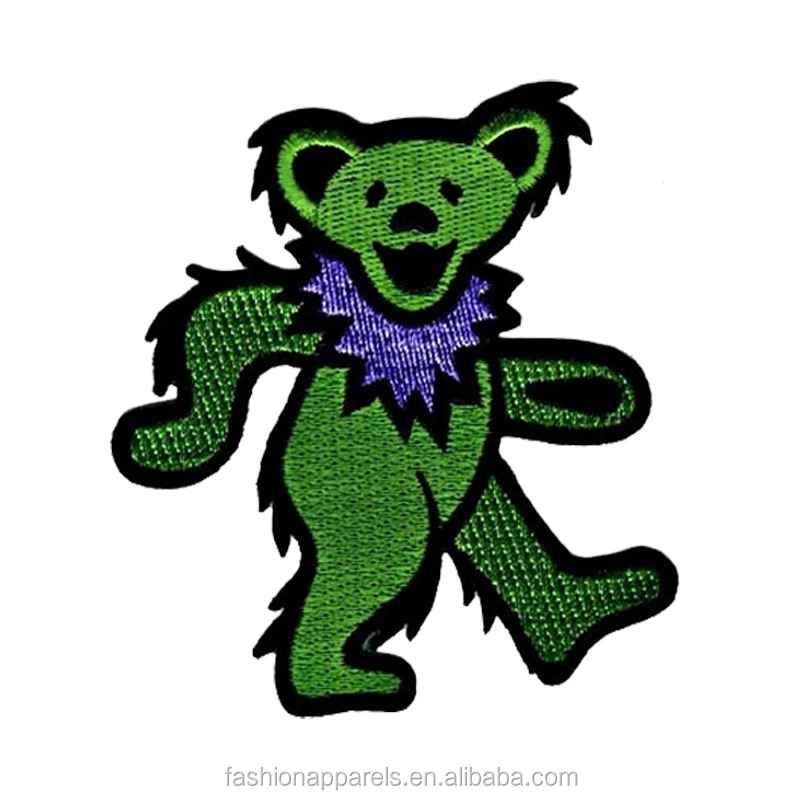 Grateful Dead Dancing Bear Embroidered Deadhead Family Patch