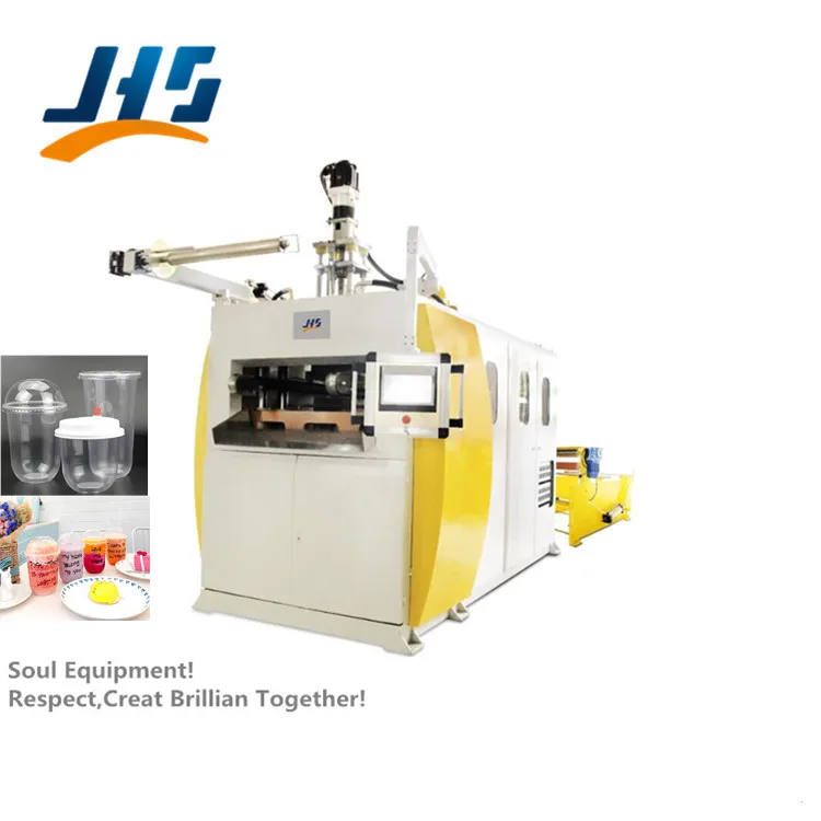 Low noisy and high efficiency output Cam eccentric wheel thermoforming machine