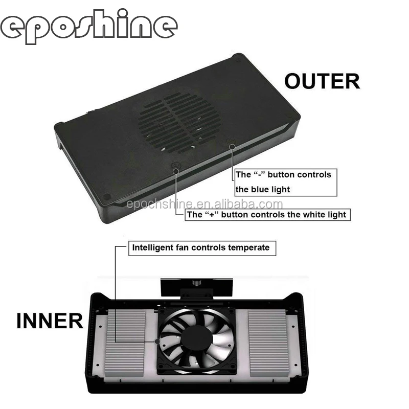 
Wholesale intelligent control dimmable 30W coral reef marine led aquarium lighting for croal reef fish tank 