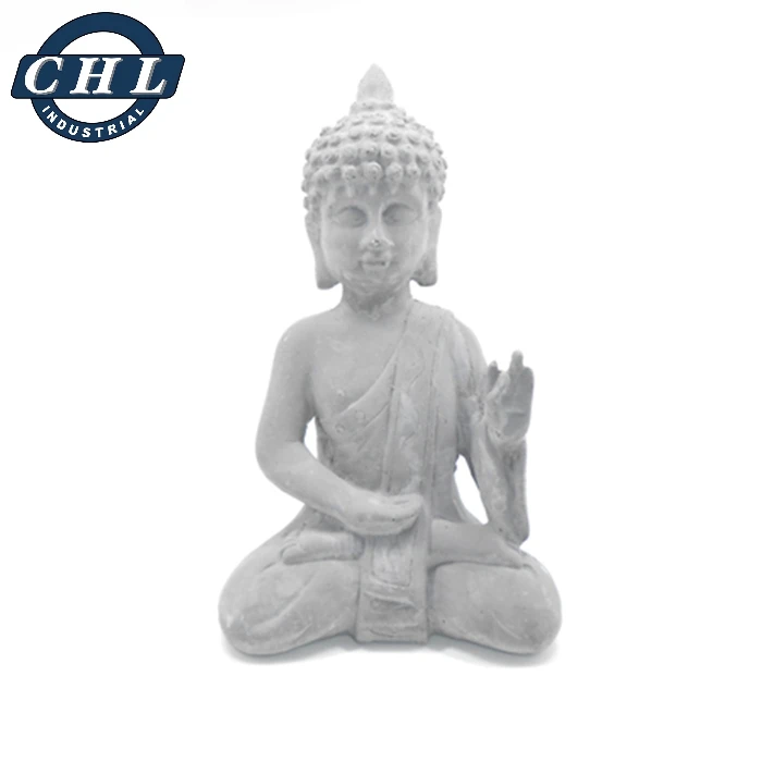 
Unfinished stone effect concrete Buddha figure  (60555602243)