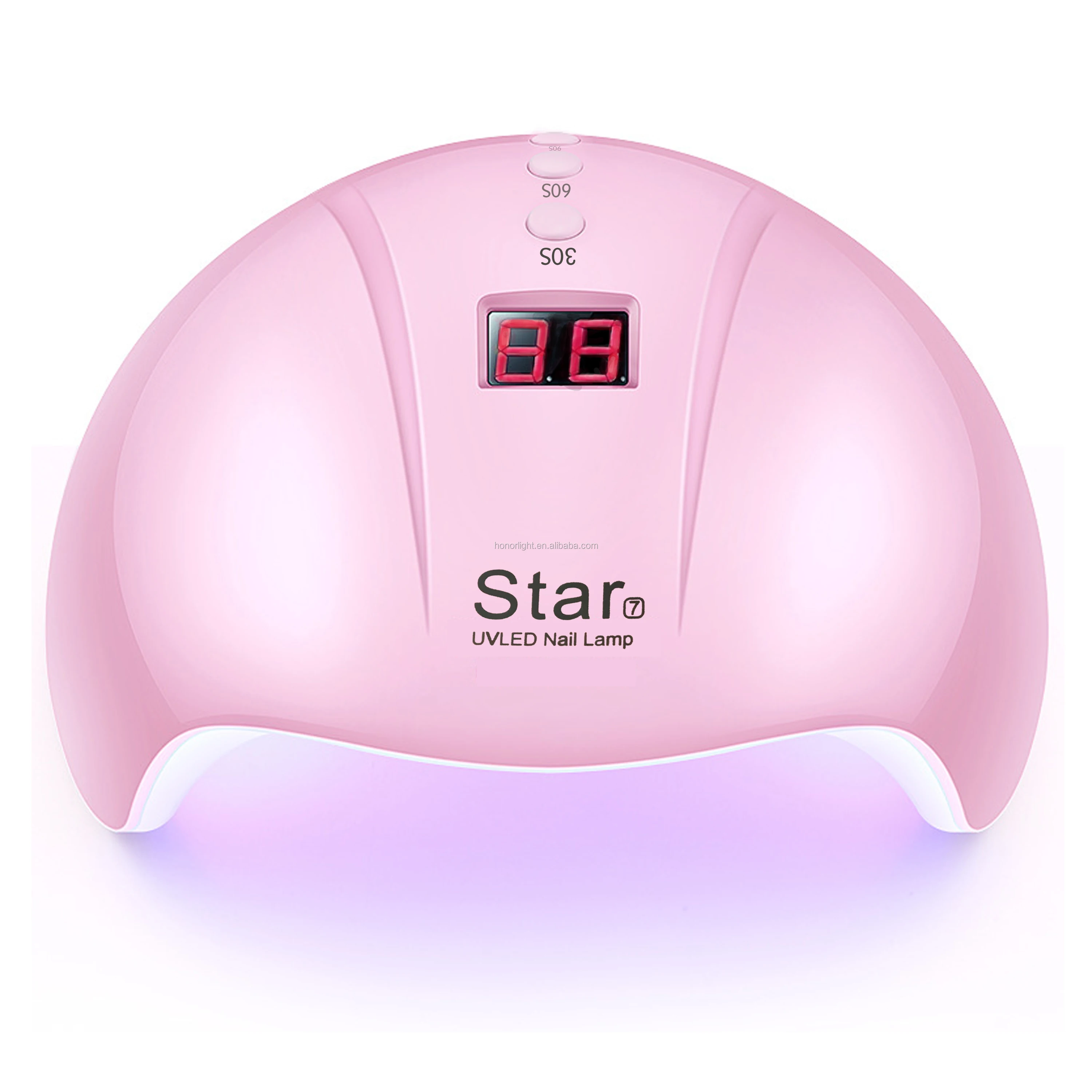 
Hot sale nail products profesional nail salon equipment in China 24w star7 led lampara uv nail,automatic manicure machine 