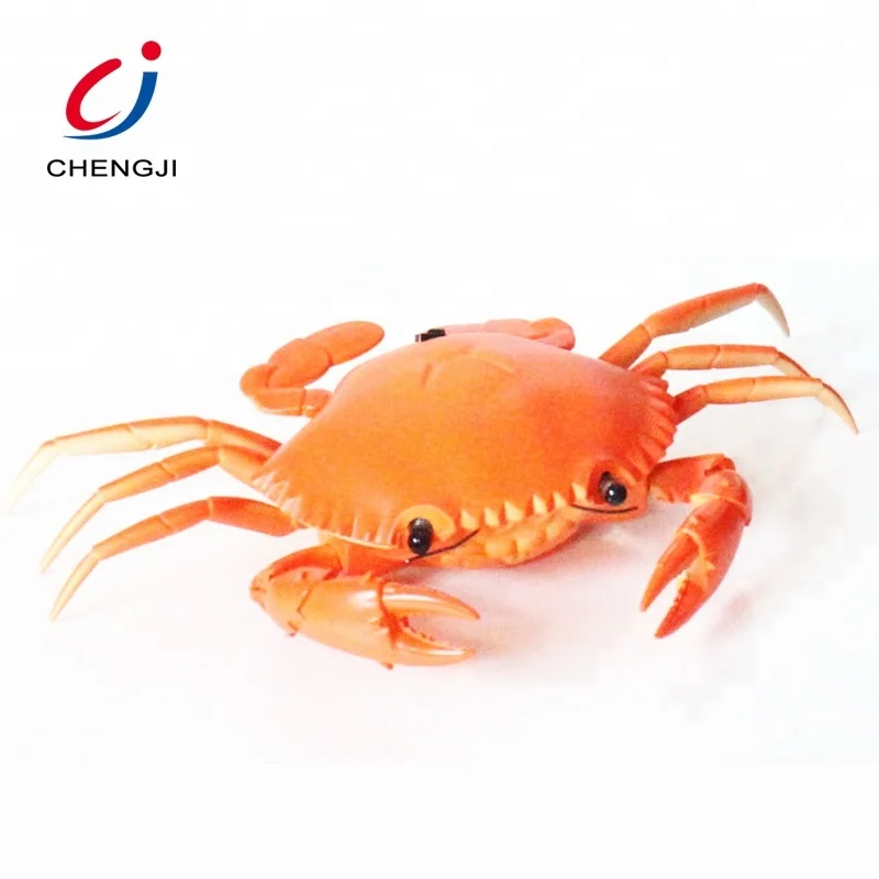Novelty Children Plastic Battery Sea Animal Model Rc Crab Toy