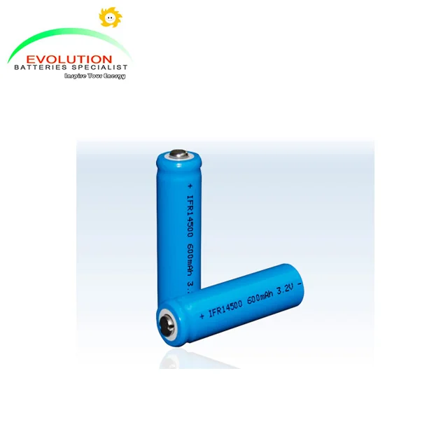 IFR LiFePO4 14500 600mAh Battery 3.2V