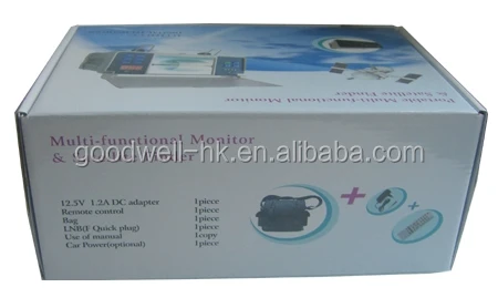 3.5 Inch  LCD Monitor  Handheld Digital Satellite Finder built in Rechargeable Battery