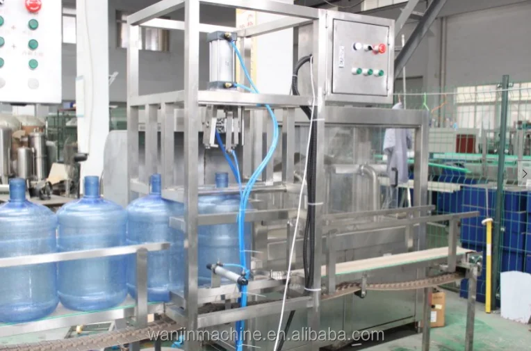 
full automatic bottle washer / 5 gallon water bottling filling machine 