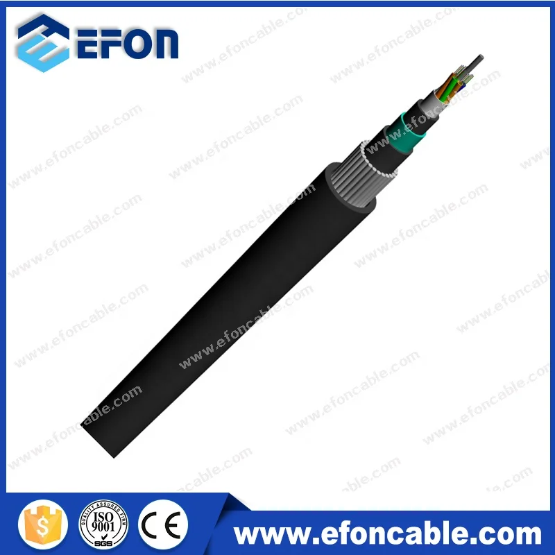 Wholesale Max 288core Wire Braided Armoured Submarine Fiber Optic Cable