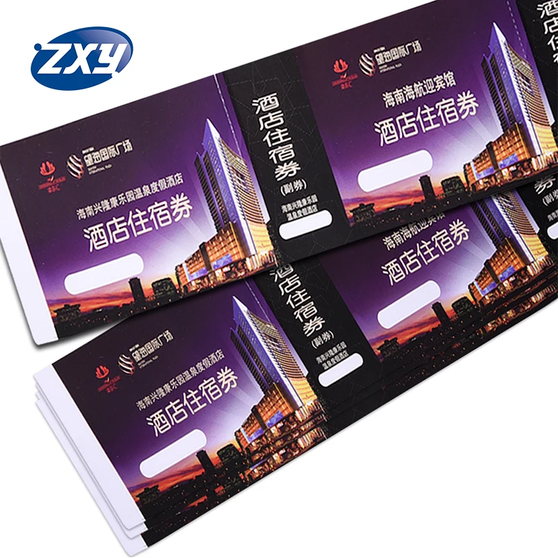 Высокое качество лотерейный билет, выкупный билет, лотерейный билет