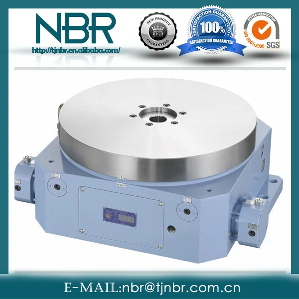 cnc rotary index table with hydraulic coupling gear type