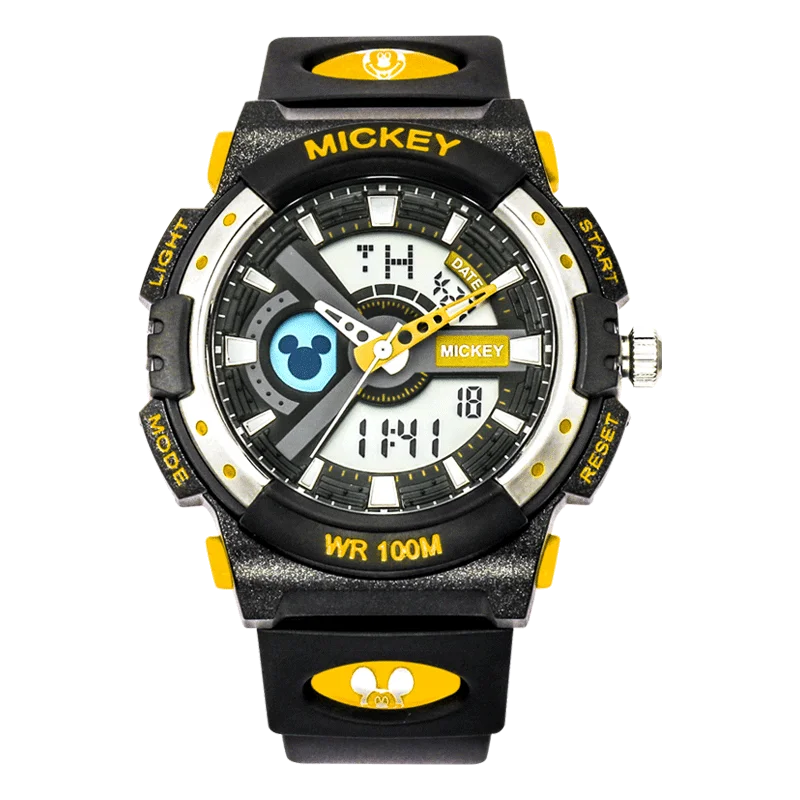 BAIDI Original Brand Disney Digital Watch For Children Luminous Dial Life Waterproof Multi-function Electronic Watch For Boys