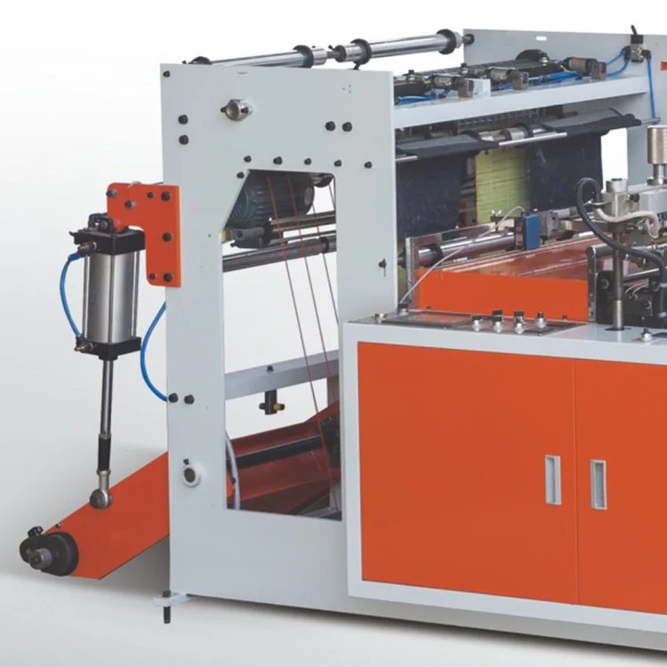 
Baihao Bottom Sealing HDPE LDPE Plastic Carry Bag Making Machine With Conveyer 