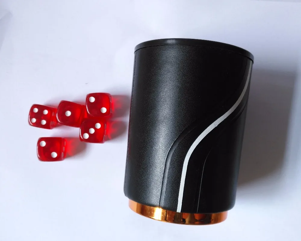 Wholesale dice shaker cup,leather dice cup and dice tray