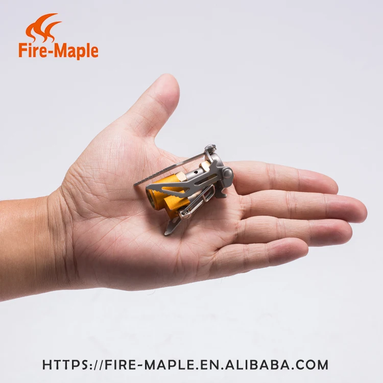 Fire Maple FMS-300T Titanium Mini Gas Stove, Gas Stove Burner, Mini Burner Stove