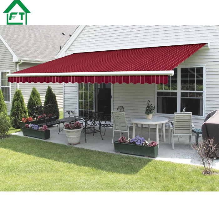 Economic Outdoor Remote Control Retractable Awning  Sun Shade Sail
