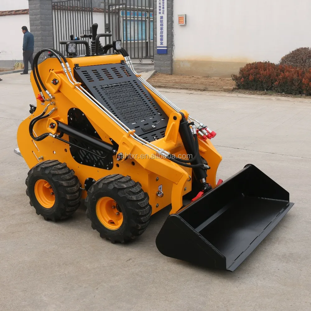 Shandong mini skid steer loader,compact skid steer loader with B&S/Kohler gasoline diesel engine